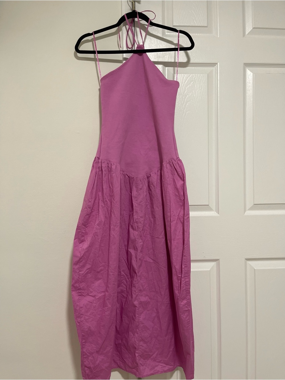 Zara Pink Halter Midi Dress